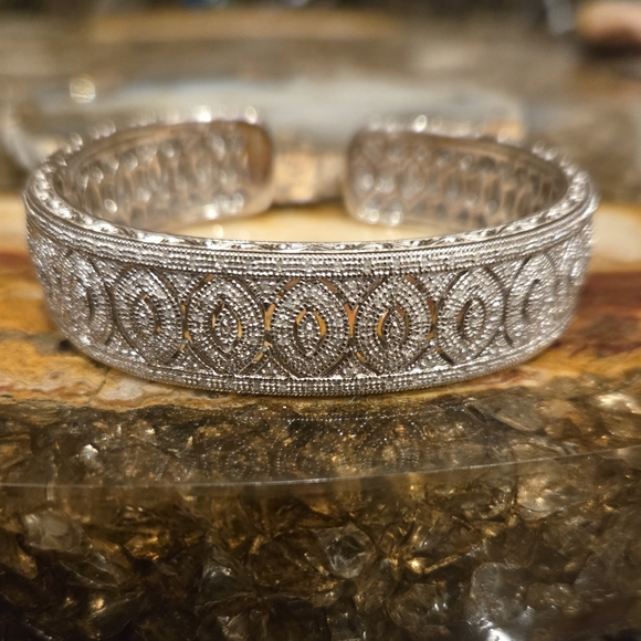 Sterling Silver Diamond Bracelet